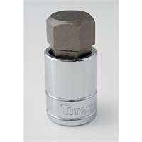 Titan 15622 - 1/2" Dr. 22mm Hex Bit Socket